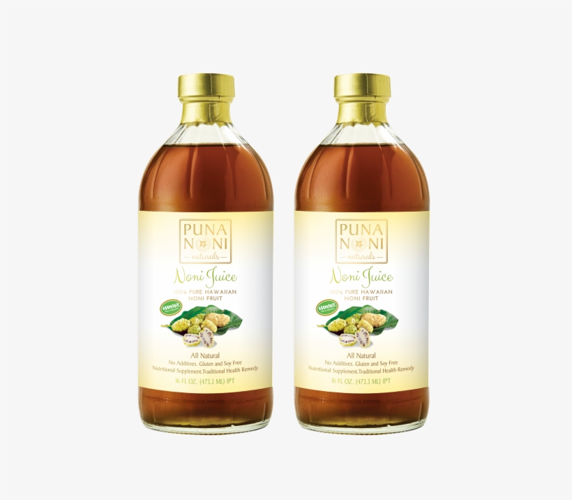 Puna Noni Juice 16oz 2-pk - Noni Juice, transparent png