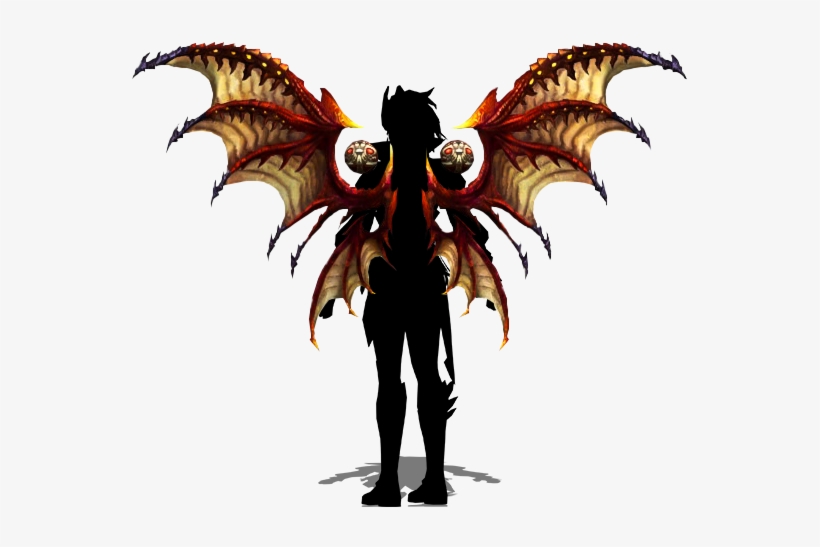 Monster Wings Shadow - Asas Shaiya, transparent png
