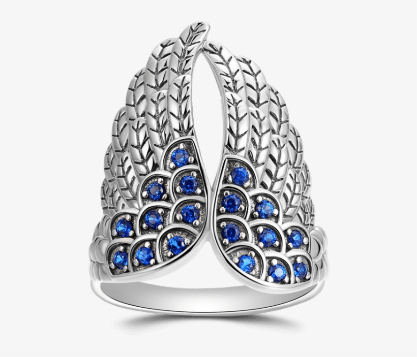 Soufeel Rings Soufeel Angel Wings Ring Sterling Silver, transparent png