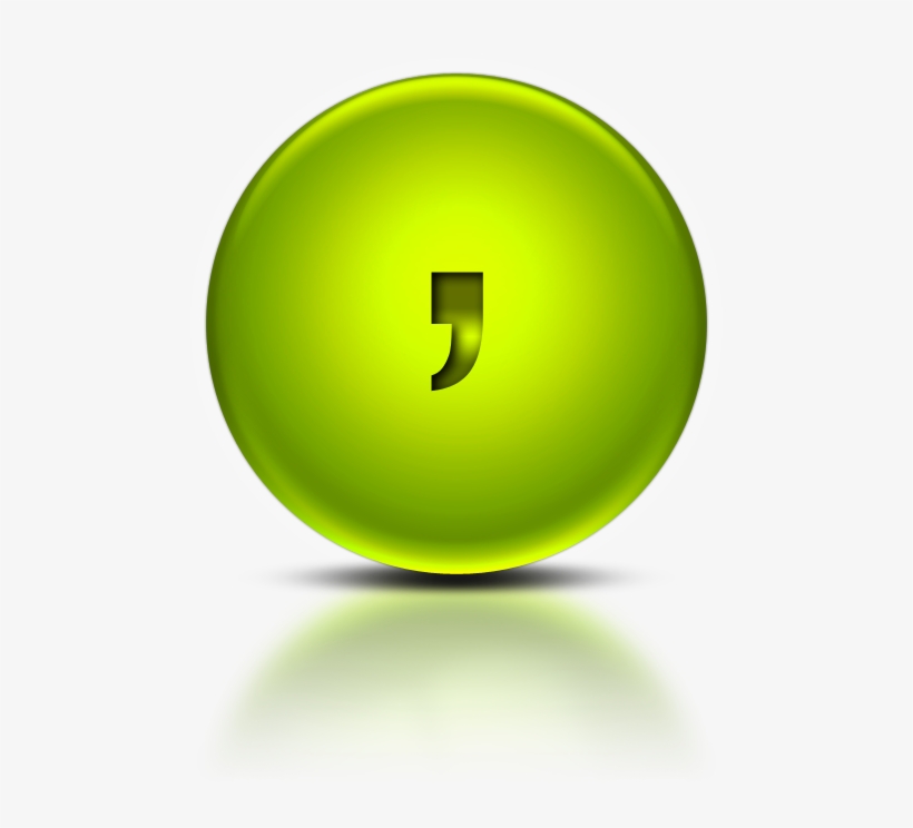 Reviewing The Comma Rules - Letter O Icon Png, transparent png