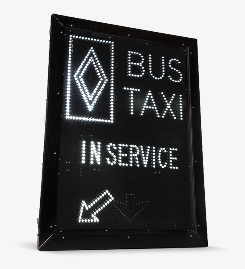 Reserved Bus/taxi Lane Sign Ls3648 P250 Bus - Bus, transparent png