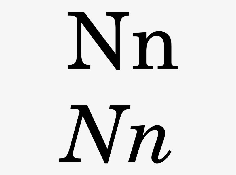 Alphabet Latin N - Nn Alphabet, transparent png