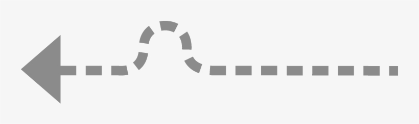 A39 Curvedarrow Gray Left - Graphic Design, transparent png