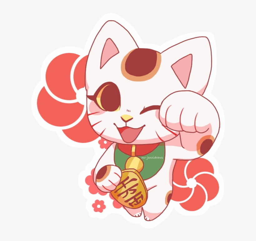 Lucky Cat - Cartoon, transparent png