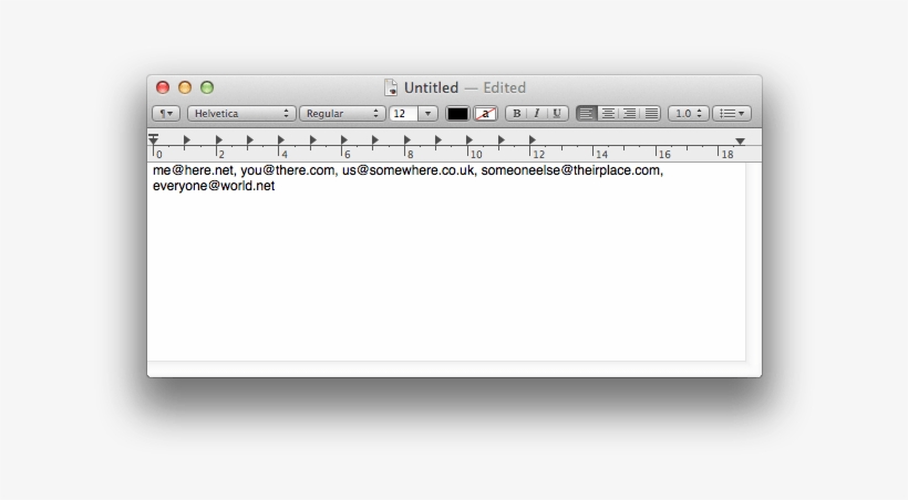 Email Addresses As Comma Separated List - Formattare Hd Mac Da Terminale, transparent png