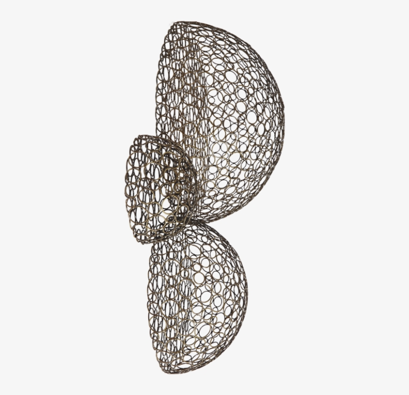 Gold Leaf Design Group Half Circle Wire Ball Bronze, transparent png