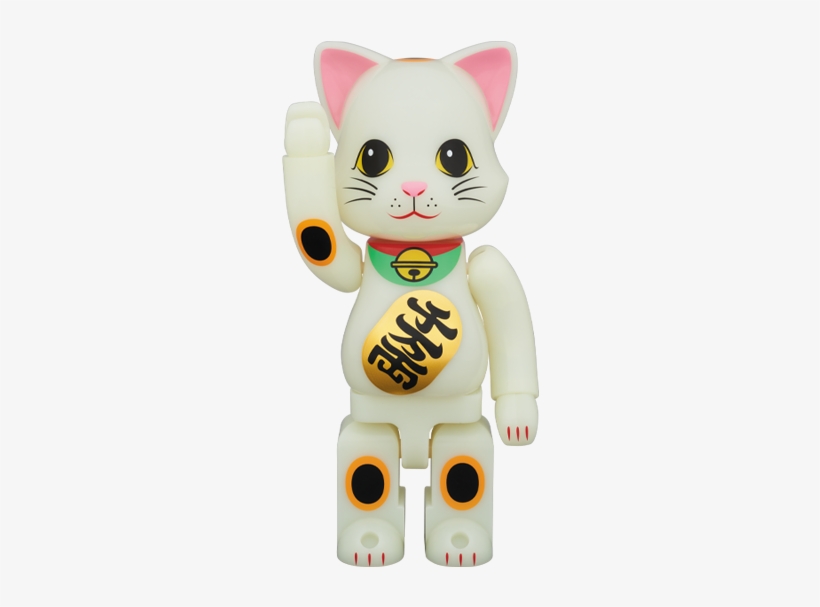 Medicom Maneki Neko 400% - Bearbrick Lucky Cat, transparent png