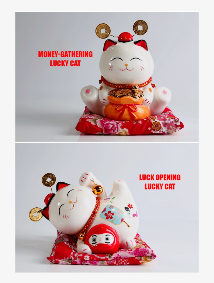 Maneki-neko, transparent png