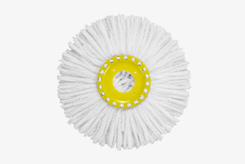 Supamop Easy Cleaning 360 Degree Rotated Round Microfiber - Microfiber, transparent png