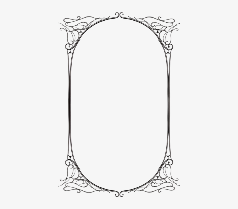 Com Free Border W/o Background - Marco Gotico Png, transparent png