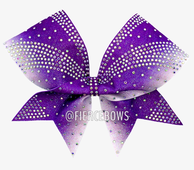 Brooklyn Glitter Ombre Rhinestone Bow - Brooklyn, transparent png