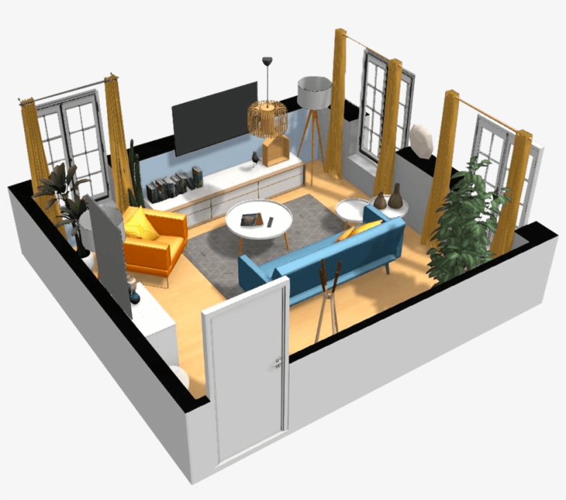 Your Redesigned Room Within Your Homebyme Project - Interior Designs For Home Png Transparent, transparent png