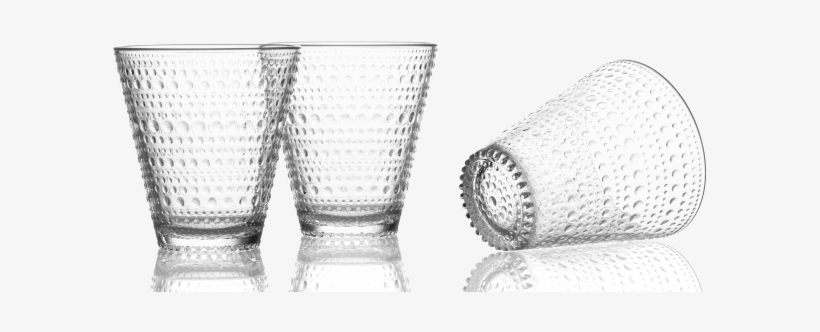 Clear Drinking Glass Png Download - Iittala Kastehelmi Tumbler Set Of 4, transparent png