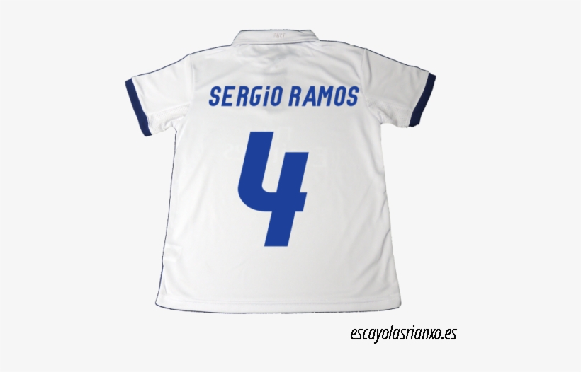 Kit 1ª Equipacion Replica Oficial Real Madrid 2017-2017 - Number, transparent png