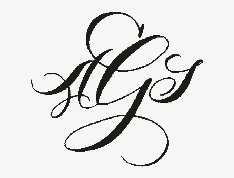 Somerset - Calligraphy Monogram, transparent png