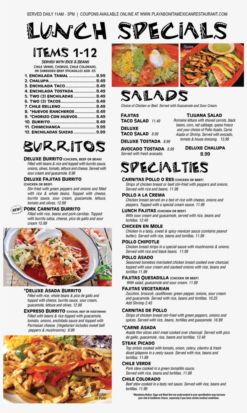 Lunch - Menu, transparent png