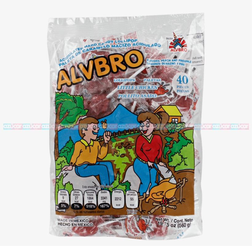 Alvbro Paleta Pollo Asado 24/40 Alvbro - Roast Chicken, transparent png