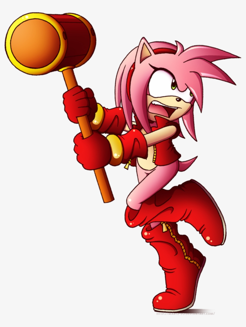 Protect A Rose Images Angry Amy Hd Wallpaper And Background - Sonic Foxpop Deviantart, transparent png