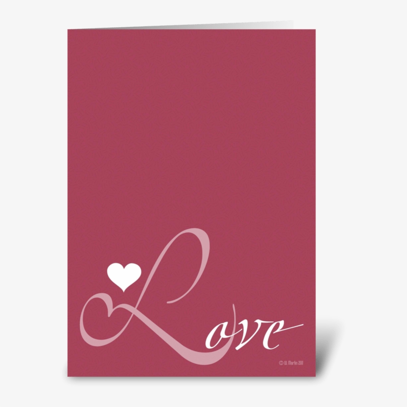 Love Romantic Greeting Card Greeting Card - Love, transparent png