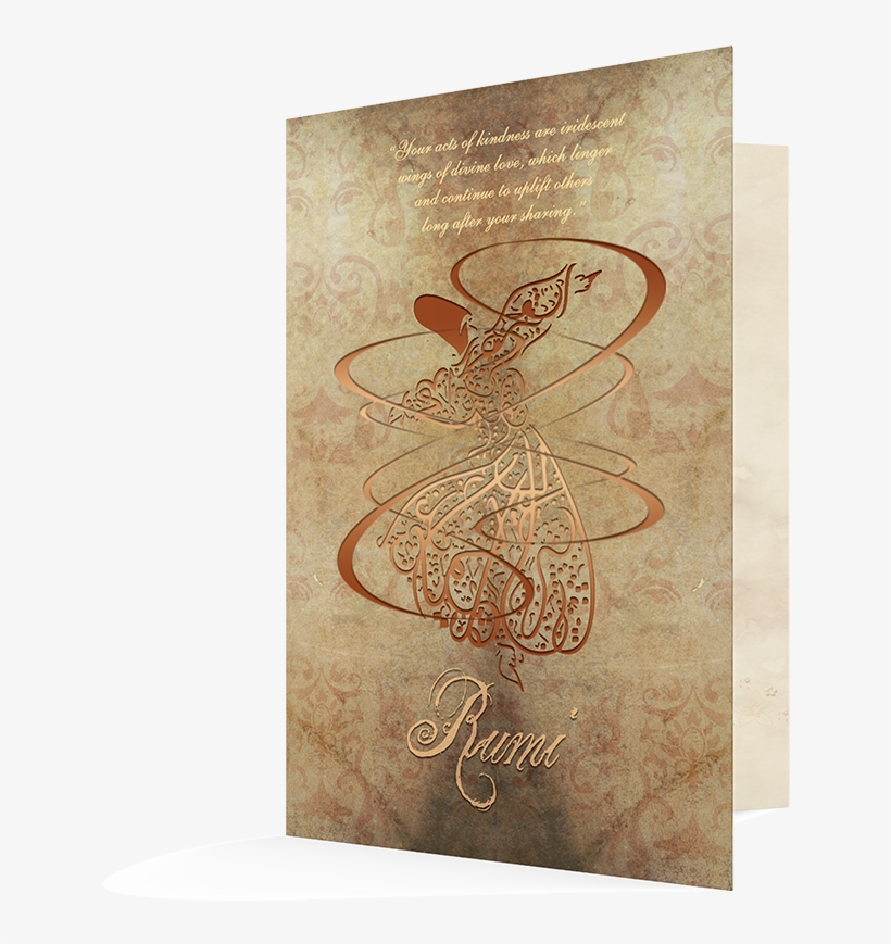 Saint Greeting Cards Rumi Front - Paisley, transparent png