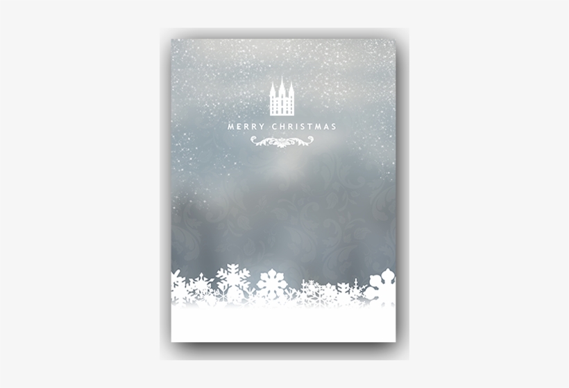 Elegant Salt Lake Temple Christmas, transparent png