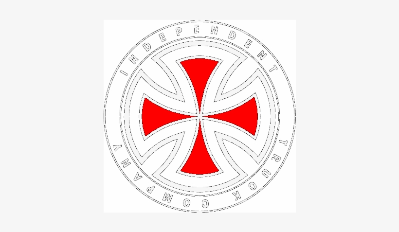 Independent Bar Cross T Shirt, transparent png