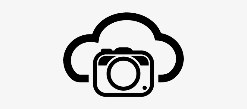 Photo Camera On Internet Cloud Symbol Vector - Imagem De Maquina Fotografica Para Colorir, transparent png