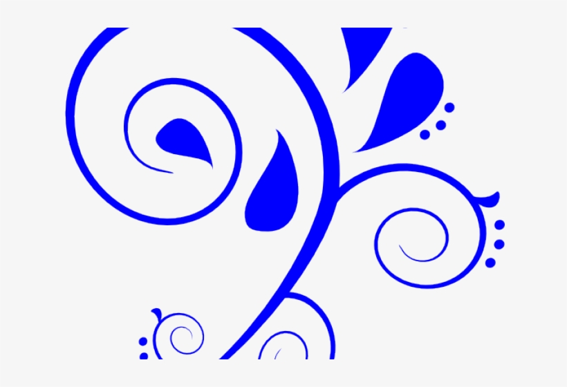 Dark Blue Clipart Swirl - Black And White Butterfly Floral Art Design - Shower, transparent png