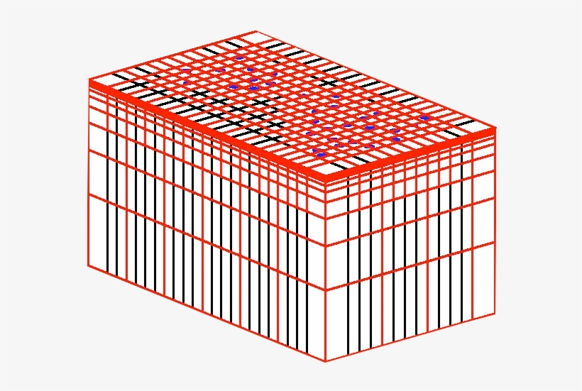 3d Grid For Mt Inversion - Blue, transparent png