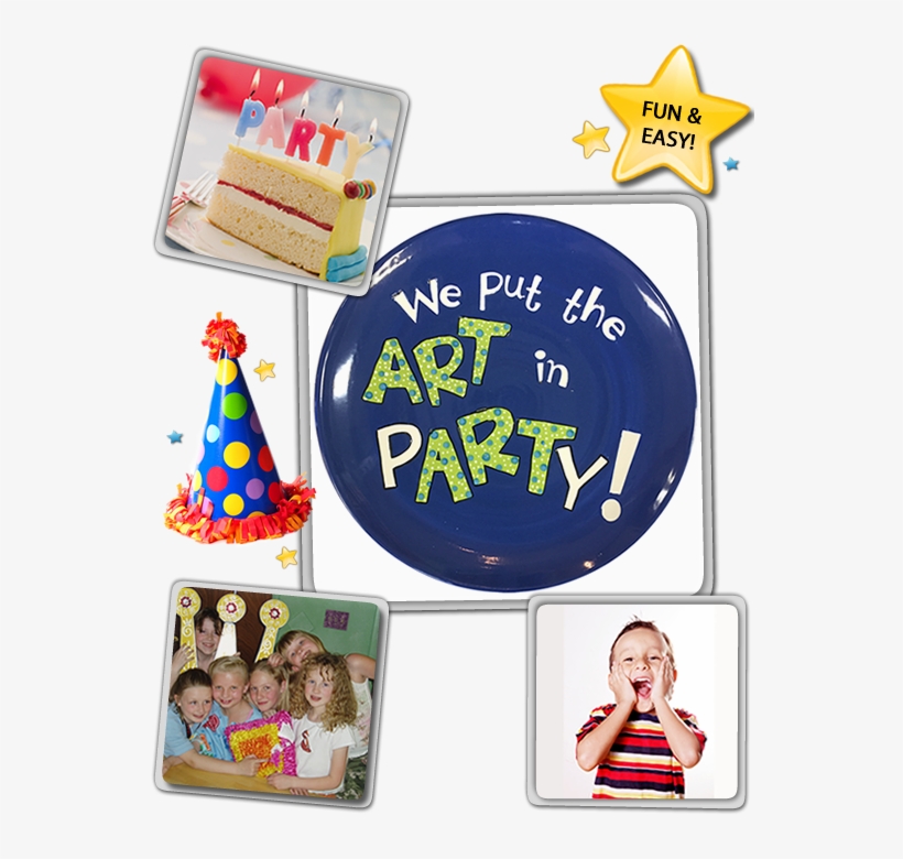Pottery By You Kids Parties - Bilderrahmen Deknudt Frames, transparent png