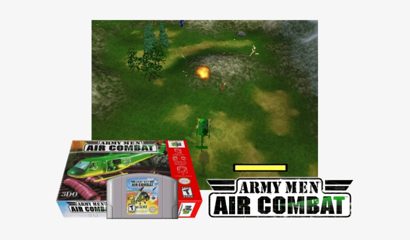 Air Combat -image - Army Men Air Combat Nintendo 64 N64, transparent png