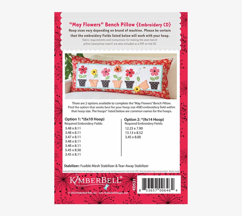 Kimberbell Designs May Flowers - Poster, transparent png