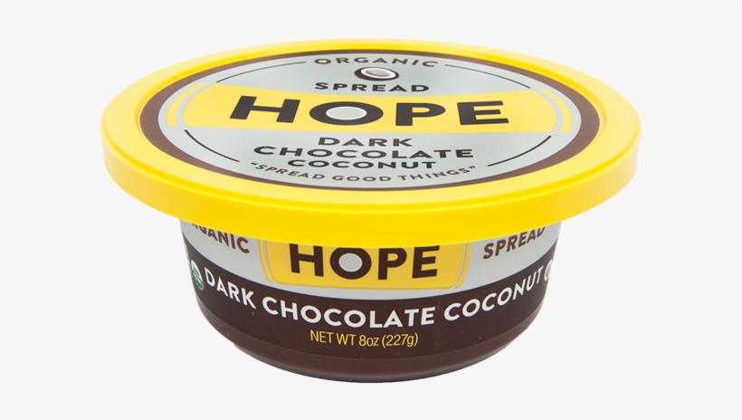 Hope Foods Organic Dark Chocolate Coconut Hummus - Hope Foods Organic Dark Chocolate Coconut Spread -, transparent png