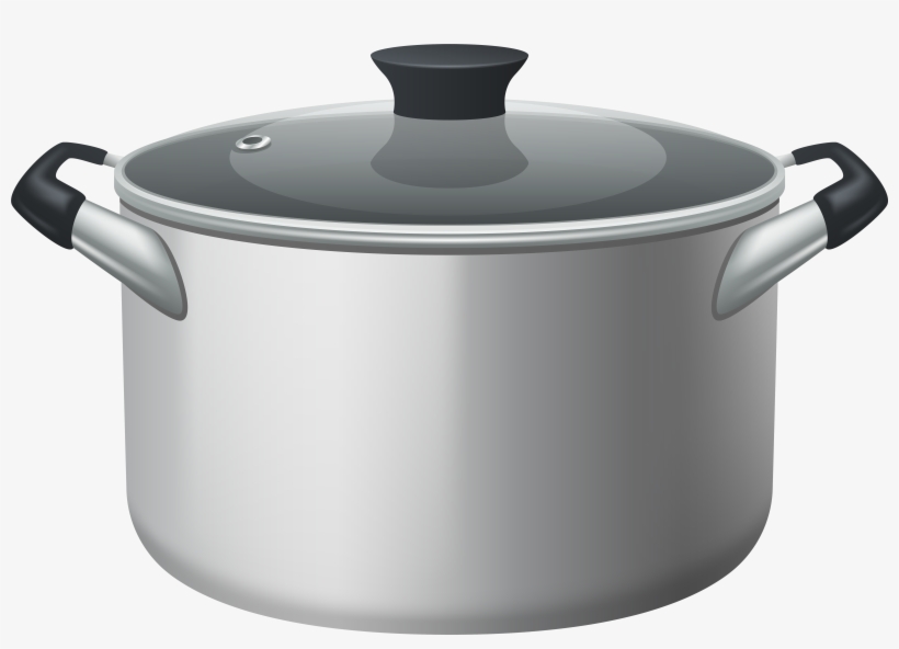 Stainless Steel Stock Pot With Glass Lid Png Clipart - Stock Pot, transparent png
