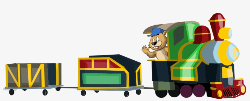 Cartoon Image Of The Woodhaven Express Train - Train, transparent png
