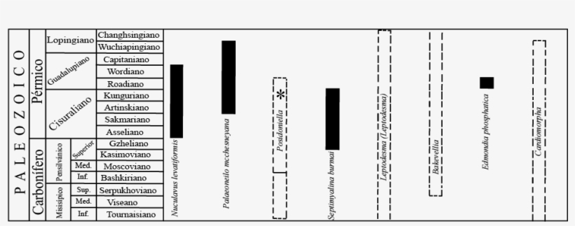 Las Líneas Punteadas Indican El Alcance Estratigráfico - Number, transparent png