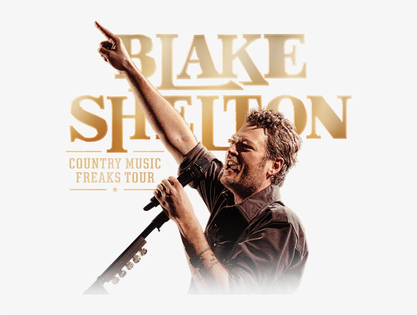 Blake Shelton Country Music Freaks Tour - Poster, transparent png