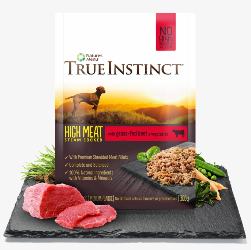 High Meat Chicken Fillet With Grass-fed Beef For Adult - True Instinct Original Medium - Maxi Con Cordero 2.00, transparent png
