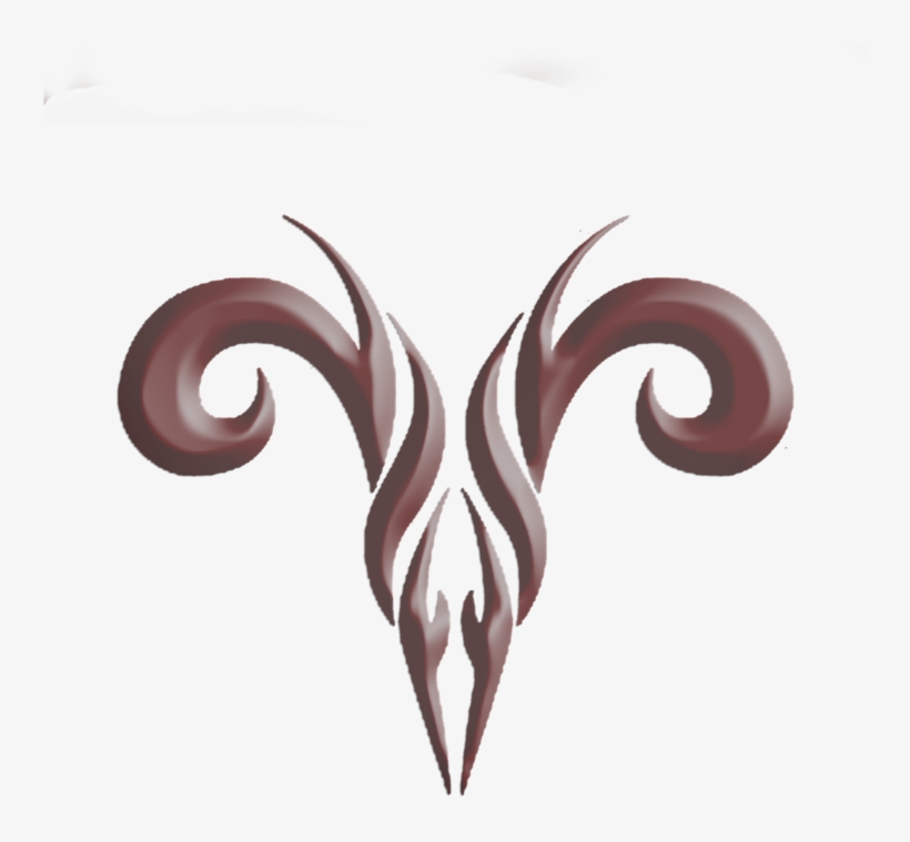 Aries Symbol - Aries Star Sign Tattoo, transparent png