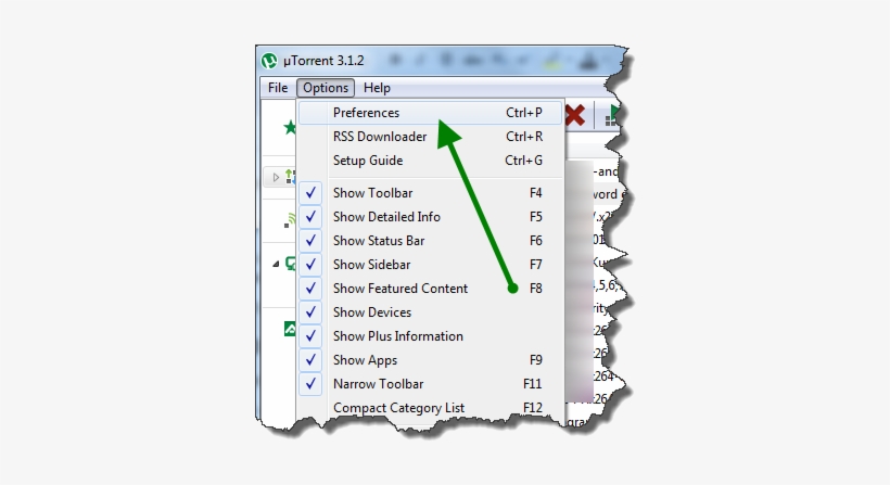 Utorrent Preferences - Μtorrent, transparent png