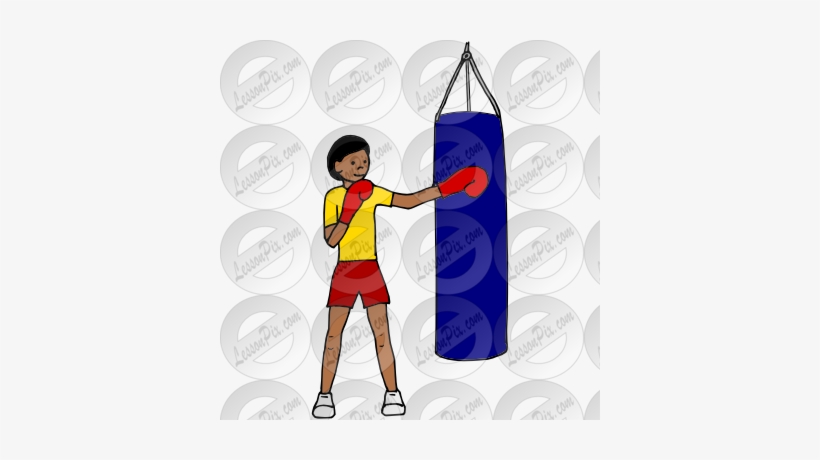 Punch Clipart Punching Bag - Punch, transparent png