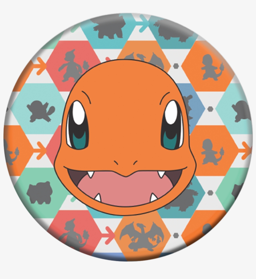 Charmander Pattern Popsockets Grip - Gb Eye Pokemon Charmander Face Collector Print, transparent png
