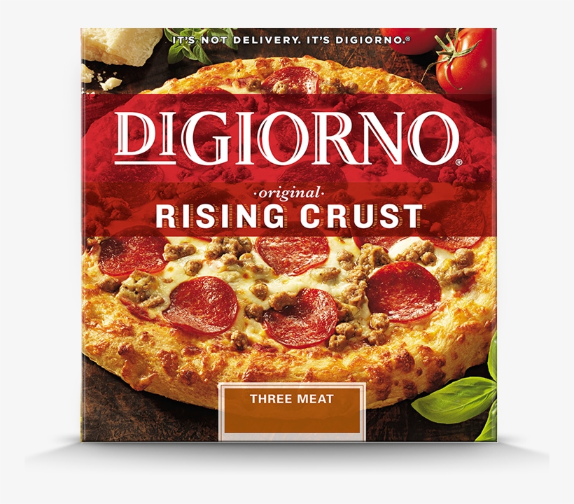 Digiorno Rising Crust Three Meat Pizza, transparent png
