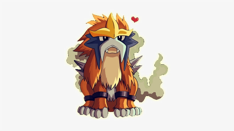 Cutedog On Twitter - Entei Shiny, transparent png