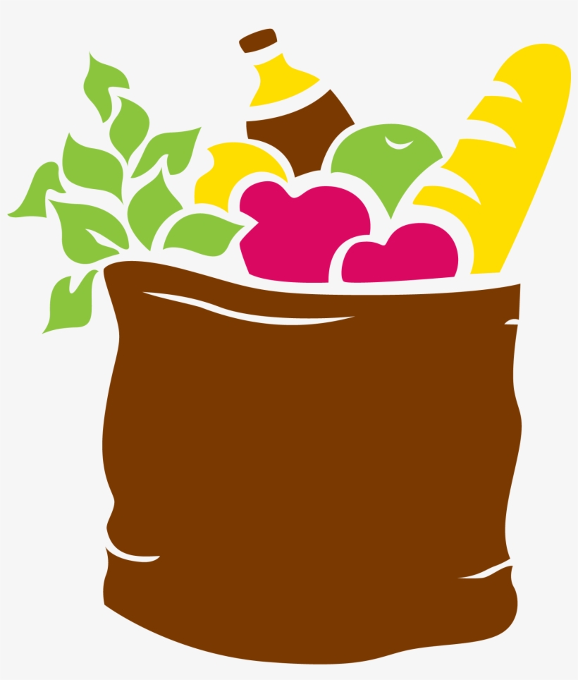 Hold A Food Drive - Groceries Vector, transparent png