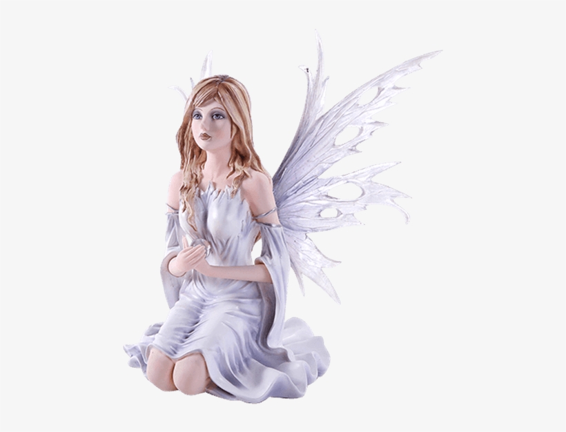 Winter Guardian Fairy With Orb Statue - 10.25 Inch Fairyland Legends Winter Purple Fairy Winged, transparent png