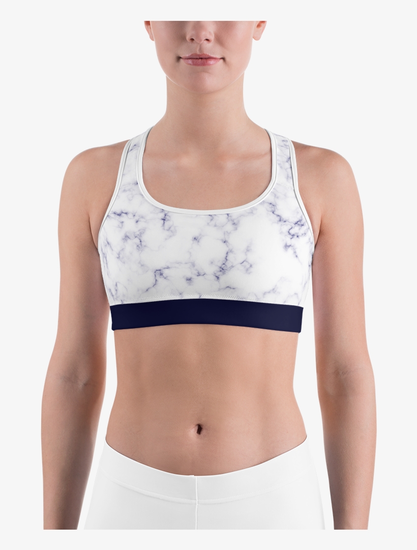 Losing My Marbles Wide Band Sports Bra - Bra, transparent png