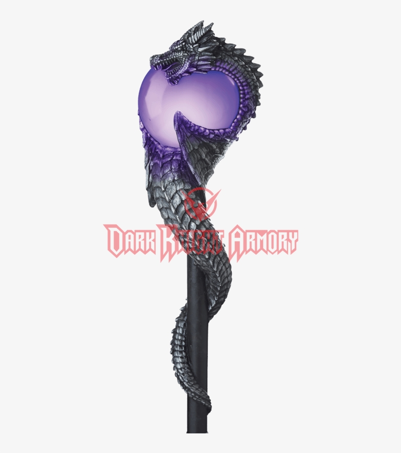 Wizard Dragon Orb Costume Staff - Wizard Staff, transparent png