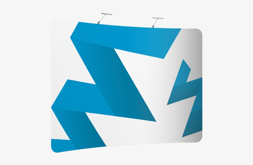 Curved Fabric Wall - Graphic Design, transparent png