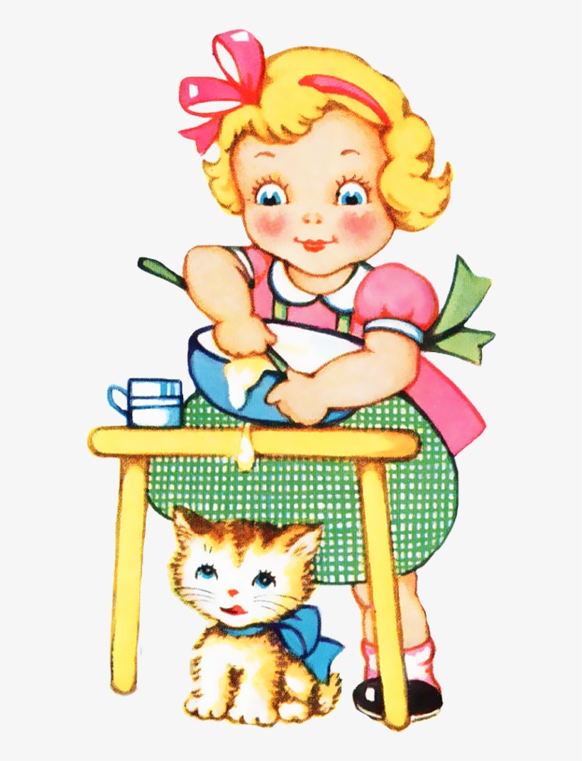 Kid Cooking Clipart Images - Cooking, transparent png